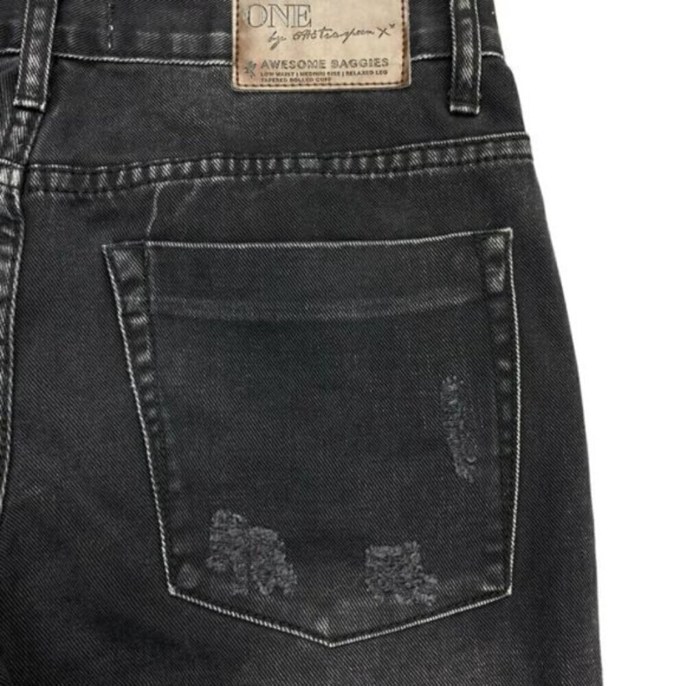 ONETEASPOON Awesome Baggies Low Waist Medium Rise Relaxed Leg Tapered 24 - Picture 10 of 12